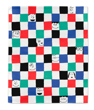 Load image into Gallery viewer, Peanuts® Gang Checkered Throw Blanket, 50x60
