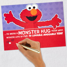 Load image into Gallery viewer, Sesame Street® Elmo Monster Hug Valentine&#39;s Day Card for Grandson
